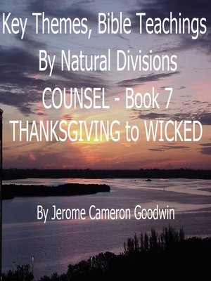 cover image of COUNSEL--THANKSGIVING to WICKED--Book 7--KTBND